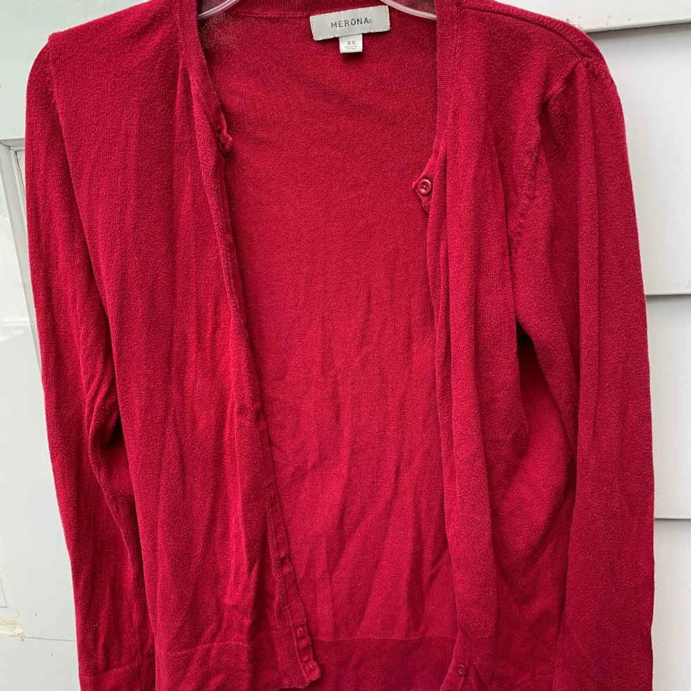 Magenta Cardigan